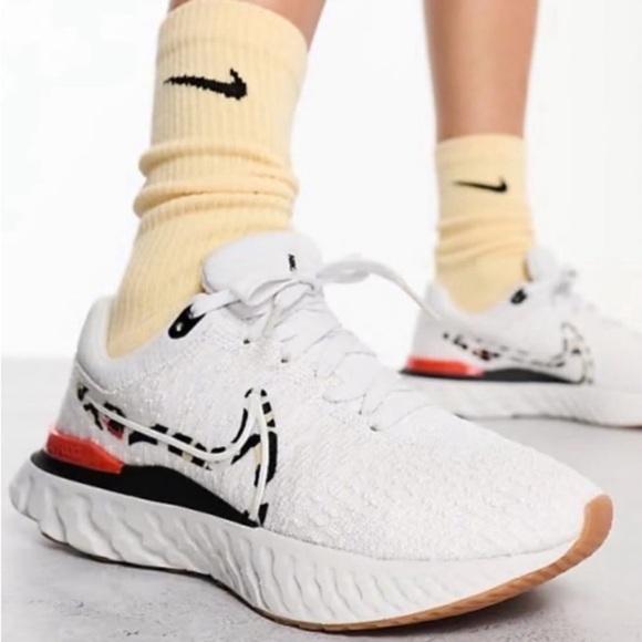 Nike React Infinity Run Flyknit 3 'Leopard' Unisex Size 10 EU 42 Gym Running - Picture 1 of 15
